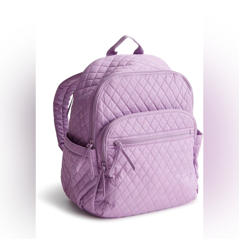 Vera Bradley Quilted Lilac Backpack